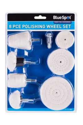 BlueSpot Tools Blue Spot Tools8 Pce Polishing Wheel Set from B&Q