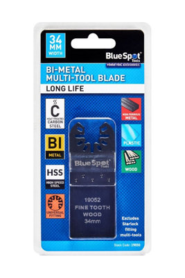 BlueSpot Tools Blue Spot Tools34mm Bi-Metal Multi-Tool Blade from B&Q