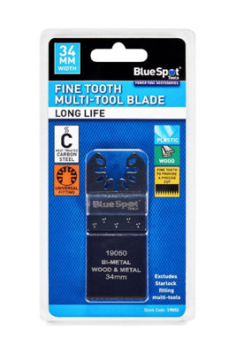 BlueSpot Tools Blue Spot Tools34mm Fine Tooth Multi-Tool Blade from B&Q