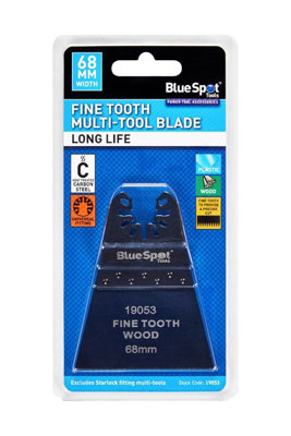 BlueSpot Tools Blue Spot ToolsFine Tooth Multi-Tool Blade 68mm from B&Q