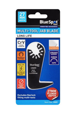 BlueSpot Tools Blue Spot Tools27mm Multi Tool Jab Saw Blade from B&Q