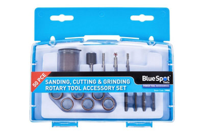 BlueSpot Tools Blue Spot Tools50-Piece SandingCutting & Grinding Rotary Tool Accessory Set from B&Q
