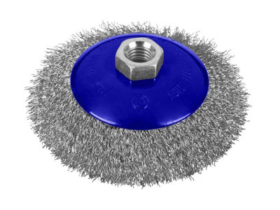 Bluespot Tools 19220 Steel Bevel Wire Cup Brush 115mm M14 X 2 B/s19220 from B&Q