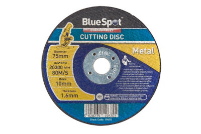 BlueSpot Tools Blue Spot Tools75mm (3") Metal Cutting Disc from B&Q