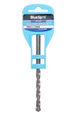BlueSpot Tools Blue Spot ToolsMasonry Drill Bit (7mm X 110mm) from B&Q
