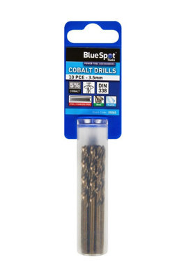 BlueSpot Tools Blue Spot Tools10-Piece Cobalt Drill Set3.5mm from B&Q