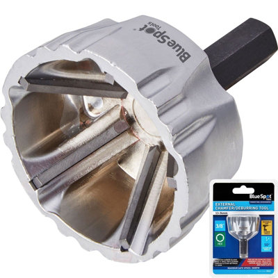 BlueSpot Tools Bluespot External Chamfer Deburring Remove Tool 13mm36mm Drill Bit 3/8" from B&Q