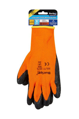 BlueSpot Tools Blue Spot ToolsLatex Grip Winter Gloves Xx-Large from B&Q