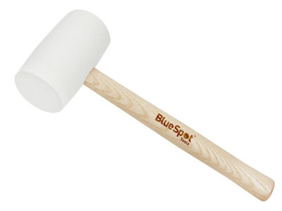 Bluespot Tools 26530 White Rubber Mallet Hammer 454G 16Oz B/s26530 from B&Q