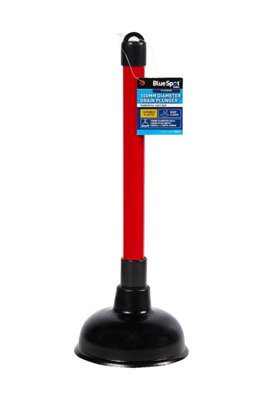 BlueSpot Tools Blue Spot Tools100mm Drain PlungerHeavy Duty from B&Q