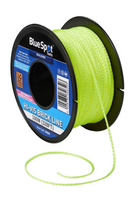 BlueSpot Tools Blue Spot Tools Hi-Vis Brick LineNylon100M