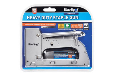 BlueSpot Tools Blue Spot ToolsHeavy Duty Staple GunChrome from B&Q