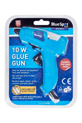 B&Q -  Blue Spot Tools 10W Glue Gun With 2 Glue Sticks
