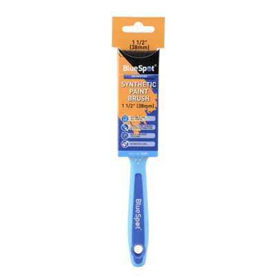 BlueSpot Tools Blue Spot Tools1 1/2" (38mm) Synthetic Paint Brush With Soft Grip Handle from B&Q