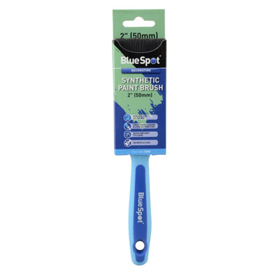 BlueSpot Tools Blue Spot Tools2" (50mm) Synthetic Paint Brush With Soft Grip Handle from B&Q