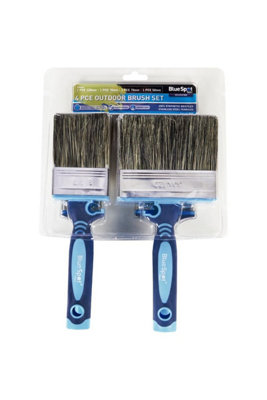 BlueSpot Tools Blue Spot ToolsOutdoor Brush Set100% Synthetic Bristles4Pce from B&Q