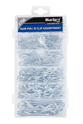 BlueSpot Tools Blue Spot Tools150 Piece Assorted Hair Pin And R Clip Set from B&Q