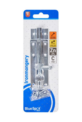 BlueSpot Tools Blue Spot Tools102mm Zinc Plated Tower Bolt from B&Q