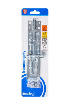 BlueSpot Tools Blue Spot Tools150mm Zinc Plated Brenton Bolt from B&Q