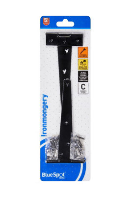 BlueSpot Tools Blue Spot Tools152mm Black Powder Coated Tee Hinge from B&Q