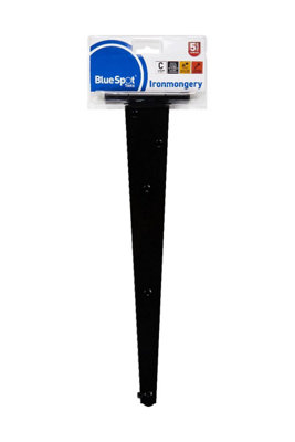 BlueSpot Tools Blue Spot Tools400mm Black Powder Coated Tee Hinge from B&Q