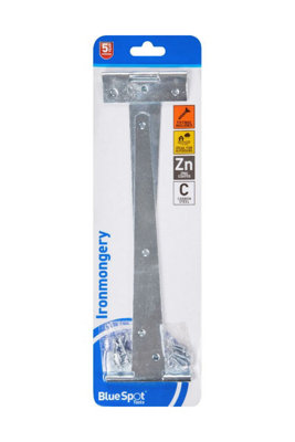 BlueSpot Tools Blue Spot Tools250mm Zinc Plated Tee Hinge from B&Q