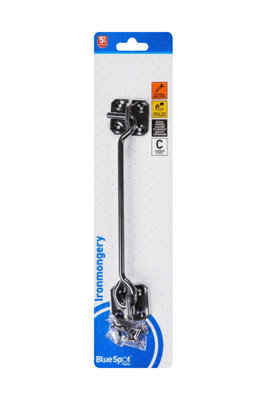 BlueSpot Tools Blue Spot Tools204mm Black Powder Coated Cabin Hook from B&Q