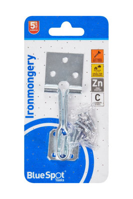 BlueSpot Tools Blue Spot ToolsZinc Plated Wire Hasp And Staple102mm from B&Q