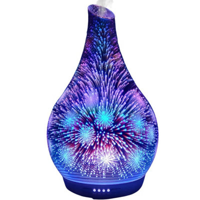 Cello Ultrasonic Diffuser Art Glass 3D Large from B&Q