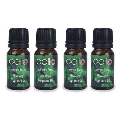 Cello Mixology Fragrance Oil Pack Of 4 Fairytale Forest Ideal For Home Aromatherapy Diffuser from B&Q