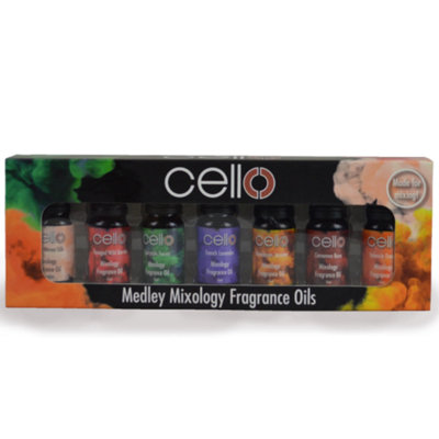 Cello Mixology Fragrance Oil Set Medley Ideal For Home Aromatherapy Diffuser from B&Q