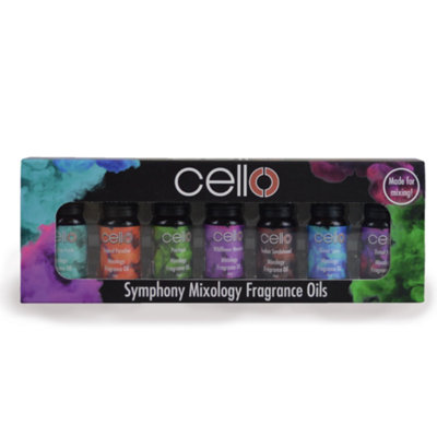 Cello Mixology Fragrance Oil Set Symphony Ideal For Home Aromatherapy Diffuser from B&Q