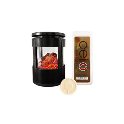 Cello Flickering Embers Electric Melt Burner With Spiced Citrus Wax Medallion Home Fragrance Room Décor from B&Q