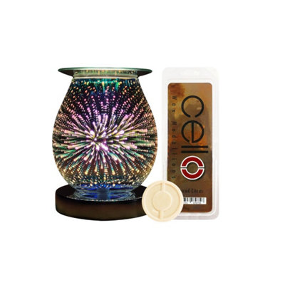 Cello Infinity Touch Electric Melt Burner With Spiced Citrus Wax Medallion Home Fragrance Room Décor from B&Q