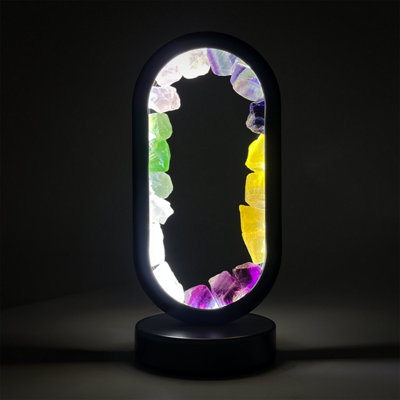 Cello Gleneagles Oval Earth Led Natural Crystal LampMixed Minerals Dimmable Led from B&Q