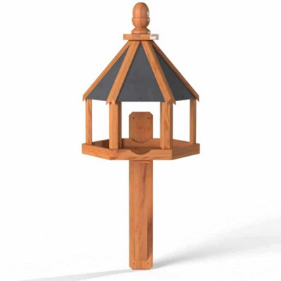 Ballycastle Wall Mounted Bird Table With Slate-Effect Roof from B&Q