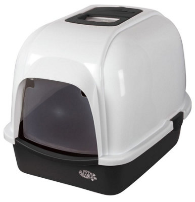 Petsentials Oval Litter Tray With Hood from B&Q