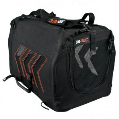 Rac Fabric Pet Carrier Black Large from B&Q