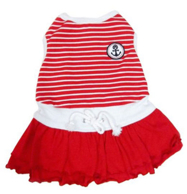 Happy Pup Sporty Sailor Dress Sml from B&Q