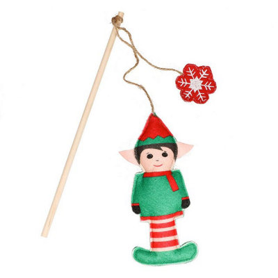 Pet Brands Festive Elf Cat Teaser from B&Q