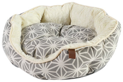 Dream Paws Geometric Cosy Bed L from B&Q
