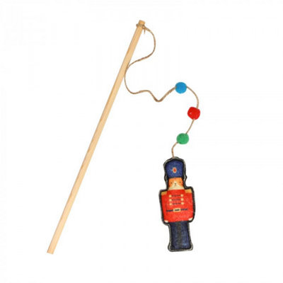 B&Q Pet Brands Festive Nutcracker Cat Teaser