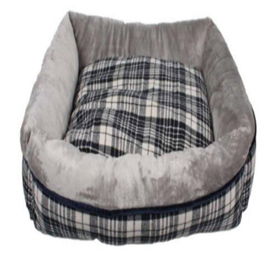 Dream Paws Check Pet Sofa Bed Large from B&Q