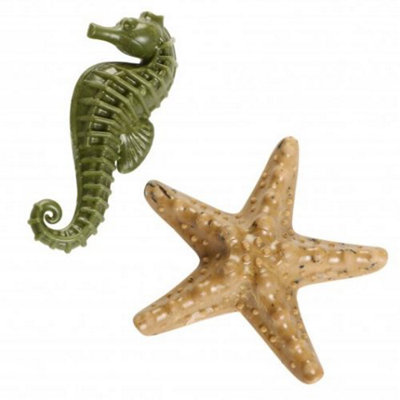 Elkwood Vegetable Sea Creatures + Seaweed Large 4Pc 200G from B&Q