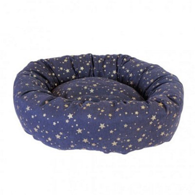 Pet Brands Starry Nights Donut BedNavy from B&Q