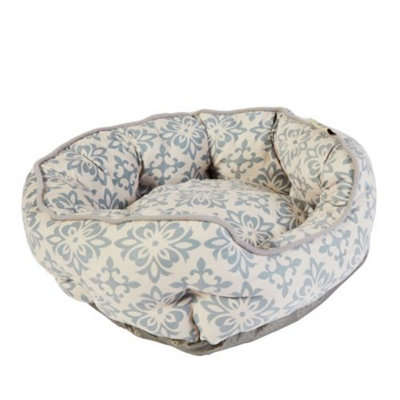 Dream Paws Scalloped Style Pet Bed Grey Small from B&Q