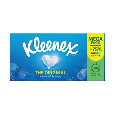 Kleenex Facial Tissues Original Mega Pack Made With Touch Of Cotton12 Pack from B&Q