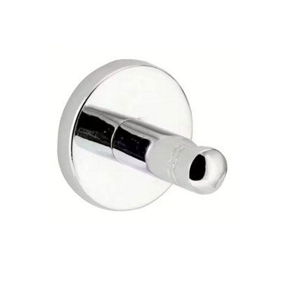Euroshowers Round Chrome Robe Hook from B&Q