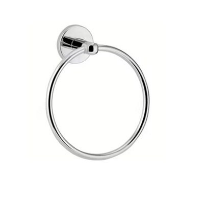 Euroshowers RoundTowel Ring from B&Q