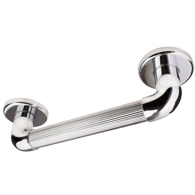 Euroshowers Pvc Fluted12" Grab Rail from B&Q